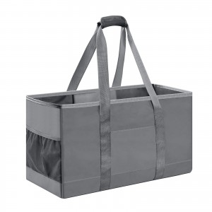 Trust-U Foldable Oxford Cloth Outdoor Tool Storage Basket, Large Capacity for Home and Picnic
