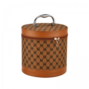 TRUST-U Kosmetyske tas mei grutte kapasiteit, heechweardich gefoel, wetterdicht, multifunksjonele opslach en spegel