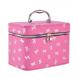 TRUST-U Large capacity cosmetic bag, high-end ins style with mirror, portable, one batch to improve appearance and waterproof