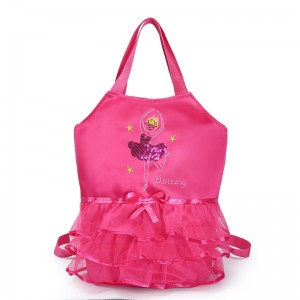 កាបូបរាំរបាំបាឡេ TRUST-U កាបូបស្ពាយរាំរបាំស្មាពីររបស់កុមារថ្មី កាបូបដាក់សិស្សរាំរបាំបាឡេអាចបោះពុម្ពក្មេងស្រី កាបូបរាំព្រះនាង