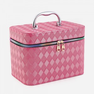 TRUST-U ਵੱਡੀ ਸਮਰੱਥਾ ਵਾਲਾ ਕਾਸਮੈਟਿਕ ਬੈਗ, ਲਗਜ਼ਰੀ ਅਹਿਸਾਸ, ਛੋਟਾ ਪੋਰਟੇਬਲ ਔਰਤ ਪੋਰਟੇਬਲ ਵਾਟਰਪ੍ਰੂਫ਼ ਮਲਟੀ-ਫੰਕਸ਼ਨਲ ਸਟੋਰੇਜ ਟ੍ਰੈਵਲ ਹੈਂਡਬੈਗ