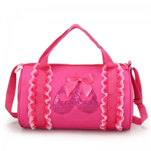 TRUST-U Dance bag កាបូបស្ពាយរាំមួយស្មាមួយរបស់កុមារថ្មី កាបូបរាំរបាំបាឡេឡាទីន កាបូបក្មេងស្រីព្រះនាង