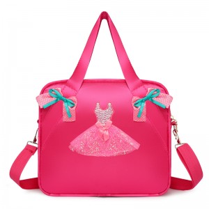 Bag dawns newydd TRUST-U bag cefn dawnsio plant bag dawns croes un ysgwydd merch tywysoges bag ysgol dawns giwt
