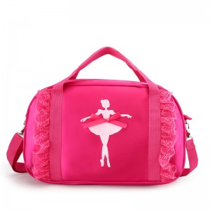 TRUST-U Dance bag កាបូបស្ពាយរាំមួយស្មាមួយរបស់កុមារថ្មី កាបូបរាំរបាំបាឡេឡាទីន កាបូបក្មេងស្រីព្រះនាង