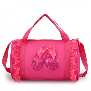 TRUST-U Dance bag កាបូបស្ពាយរាំមួយស្មាមួយរបស់កុមារថ្មី កាបូបរាំរបាំបាឡេឡាទីន កាបូបក្មេងស្រីព្រះនាង