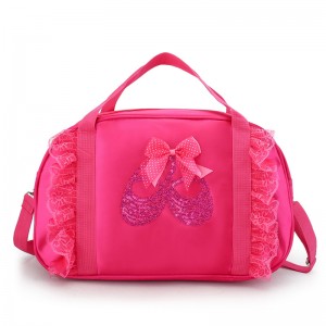 TRUST-U Dance bag កាបូបស្ពាយរាំមួយស្មាមួយរបស់កុមារថ្មី កាបូបរាំរបាំបាឡេឡាទីន កាបូបក្មេងស្រីព្រះនាង