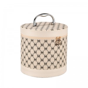 TRUST-U Kosmetyske tas mei grutte kapasiteit, heechweardich gefoel, wetterdicht, multifunksjonele opslach en spegel