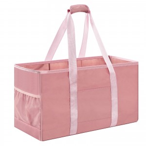 Trust-U Foldable Oxford Cloth Outdoor Tool Storage Basket, Large Capacity for Home and Picnic