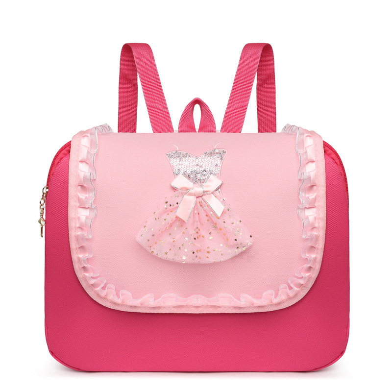 TRUST-U កាបូបរាំថ្មីរបស់កូនក្មេង កាបូបស្ពាយរាំរបាំបាឡេឡាទីន កាបូបដាក់សិស្សស្រី អាចបោះពុម្ពបាន កាបូបរាំព្រះនាង