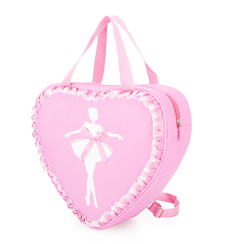 TRUST-U Dance bag កាបូបស្ពាយក្បាច់រាំ ស្មាពីរ របស់កុមារ ថ្មី កាបូប កូនសិស្ស បាឡេឡាទីន បោះពុម្ព ថង់រាំ ព្រះនាង