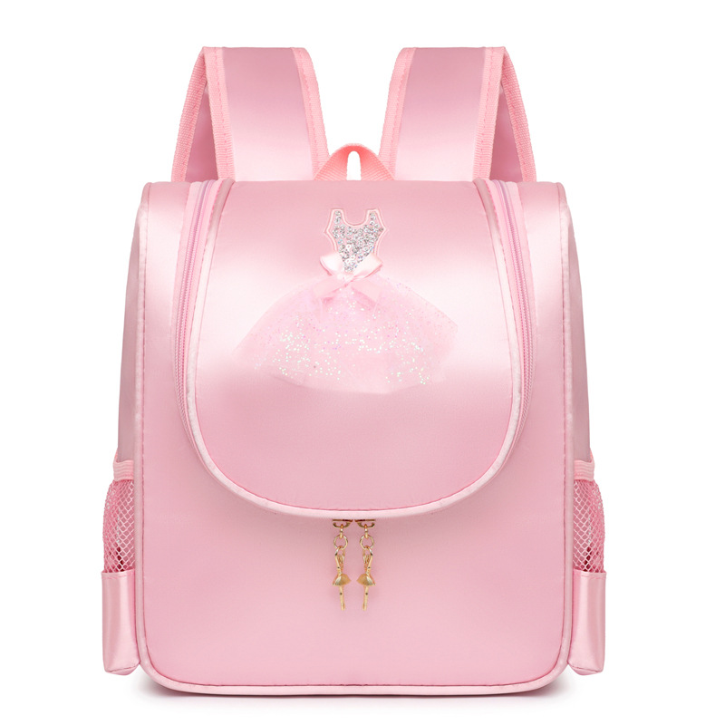 TRUST-U កាបូបរាំរបស់កុមារ ស្ទីលថ្មី កាបូបស្ពាយសាលារាំរបាំបាឡេ កាបូបក្មេងស្រី ចំណុះធំ