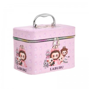 TRUST-U 대용량 거울 화장품 가방, 고급스러운 외관, 다기능 수납, 방수, 휴대성 및 휴대성이 뛰어난 화장품 가방