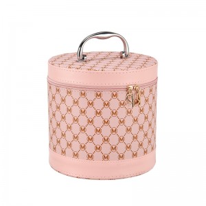 TRUST-U Kosmetyske tas mei grutte kapasiteit, heechweardich gefoel, wetterdicht, multifunksjonele opslach en spegel