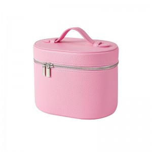 TRUST-U Cross-border Multi-layer PU Cosmetic Bag High-end Travel Toiletry Bag Portable Large Capacity Leather Bucket Cosmetic Bag