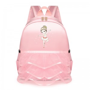 TRUST-U Children’s dance bag girls ballet bag backpack training class dance school bag dance backpack kindergarten