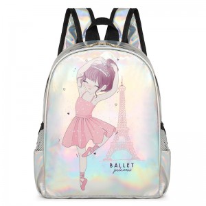 TRUST-U Children’s dance bag dance backpack laser bag girl princess bag shoulder bag gift
