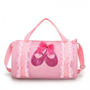 TRUST-U Dance bag កាបូបស្ពាយរាំមួយស្មាមួយរបស់កុមារថ្មី កាបូបរាំរបាំបាឡេឡាទីន កាបូបក្មេងស្រីព្រះនាង