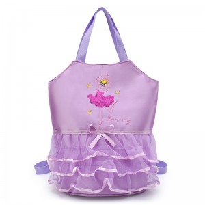 កាបូបរាំរបាំបាឡេ TRUST-U កាបូបស្ពាយរាំរបាំស្មាពីររបស់កុមារថ្មី កាបូបដាក់សិស្សរាំរបាំបាឡេអាចបោះពុម្ពក្មេងស្រី កាបូបរាំព្រះនាង