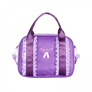 TRUST-U Dance Bag Children's One Shoulder Dance Storage Backpack Latin Ballet Schoolbag Printed Girls Princess Dance Bag