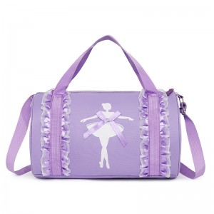 TRUST-U Dance bag កាបូបស្ពាយរាំមួយស្មាមួយរបស់កុមារថ្មី កាបូបរាំរបាំបាឡេឡាទីន កាបូបក្មេងស្រីព្រះនាង