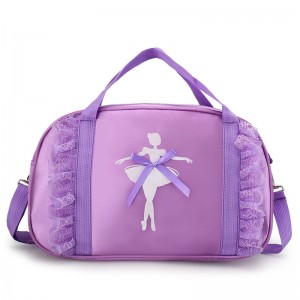 TRUST-U Dance bag កាបូបស្ពាយរាំមួយស្មាមួយរបស់កុមារថ្មី កាបូបរាំរបាំបាឡេឡាទីន កាបូបក្មេងស្រីព្រះនាង