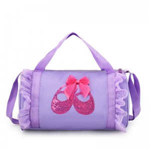 TRUST-U Dance bag កាបូបស្ពាយរាំមួយស្មាមួយរបស់កុមារថ្មី កាបូបរាំរបាំបាឡេឡាទីន កាបូបក្មេងស្រីព្រះនាង