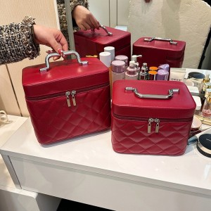 TRUST-U selebriti Internet bordir berlian tas kosmetik tas kosmetik genggam portabel kanggo nambah rasa warna padhet kelas