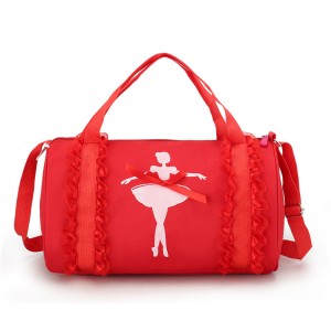 TRUST-U Dance bag កាបូបស្ពាយរាំមួយស្មាមួយរបស់កុមារថ្មី កាបូបរាំរបាំបាឡេឡាទីន កាបូបក្មេងស្រីព្រះនាង