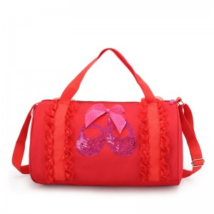 TRUST-U Dance bag កាបូបស្ពាយរាំមួយស្មាមួយរបស់កុមារថ្មី កាបូបរាំរបាំបាឡេឡាទីន កាបូបក្មេងស្រីព្រះនាង