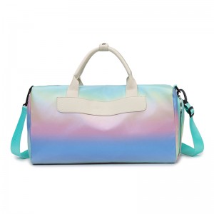 TRUST-U Módní barevná dámská taška na jógu a fitness s velkou kapacitou, oddělená suchá a mokrá crossbody taška na zavazadla, nová cestovní taška