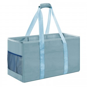 Trust-U Foldable Oxford Cloth Outdoor Tool Storage Basket, Large Capacity for Home and Picnic