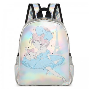 TRUST-U ຖົງເຕັ້ນຂອງເດັກນ້ອຍ dance backpack laser bag girl princess bag shoulder bag gift