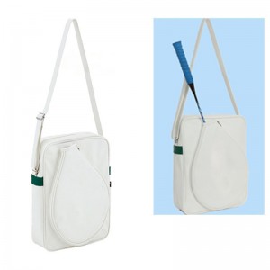 Trust-U 2023 신상품: 한국식 PU 패셔너블 배드민턴 가방 - 싱글 숄더 & 핸드헬드, 라켓 3개 수납 가능한 대용량, 미니멀하고 휴대하기 편리함