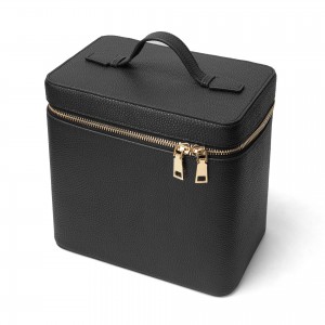 TRUST-U cross-border hot-selling large-capacity cosmetic bag portable handheld PU leather high-value cosmetic storage bag travel wash bag