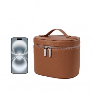 TRUST-U cross-border PU three-dimensional makeup box travel cosmetic leather women’s makeup bag large capacity waterproof cosmetic storage bag