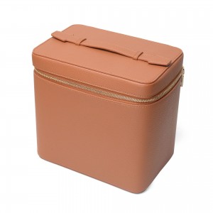 TRUST-U ڪراس بارڊر هاءِ اينڊ ميڪ اپ ڪيس ماحول دوست PU چمڙي جي وڏي گنجائش وارو اعليٰ جمالياتي ميڪ اپ بيگ پيشه ورانه هٿ ۾ رکيل ميڪ اپ اسٽوريج بيگ