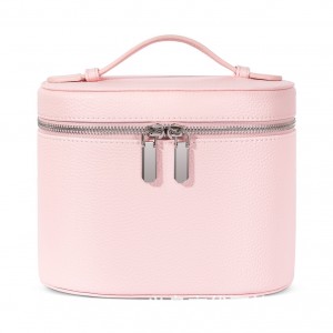 TRUST-U transchegaraviy PU uch o'lchovli bo'yanish qutisi sayohat kosmetik charm ayollar bo'yanish sumkasi katta hajmli suv o'tkazmaydigan kosmetik saqlash sumkasi
