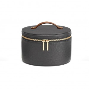 TRUST-U Cross-border PU Leather Handheld Makeup Bag Portable Large Capacity Cosmetic Storage Bag High-end Luxury Leather Bag