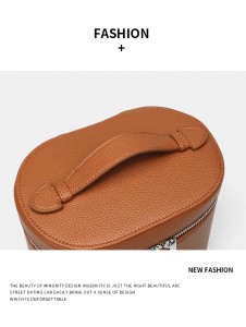 TRUST-U popular dopamine color series minimalist solid color high-end feeling portable makeup bag travel portable storage high-value cross-border