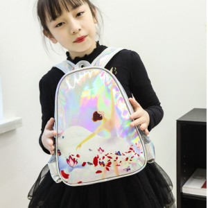 TRUST-U Taneční taška dětská taška přes rameno taneční batoh laserová taška dívčí princeznovská taška roztomilá kreslená školní taška