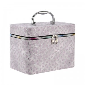 TRUST-U កាបូបដាក់គ្រឿងសម្អាងទំហំធំ មានកញ្ចក់ គុណភាពខ្ពស់ ចល័តបាន និងមិនជ្រាបទឹក ដើម្បីបង្កើនរូបរាងរបស់អ្នក។