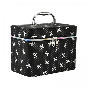 TRUST-U Large capacity cosmetic bag, high-end ins style with mirror, portable, one batch to improve appearance and waterproof