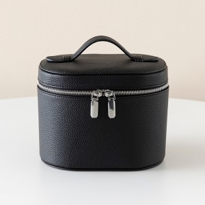 TRUST-U Cross-border New Leather Makeup Bag High-Value Handheld Storage Bag Large Capacity Multifunctional Lychee Pattern Makeup Case