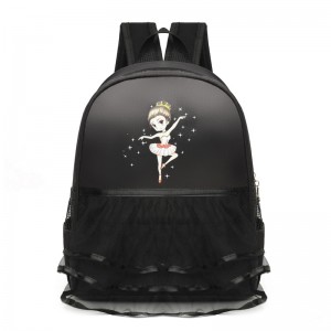 TRUST-U Children’s dance bag girls ballet bag backpack training class dance school bag dance backpack kindergarten