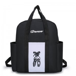 TRUST-U Dance bag new children’s double shoulder dance backpack Latin ballet schoolbag printed girls princess dance bag