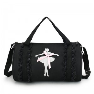 TRUST-U Dance bag កាបូបស្ពាយរាំមួយស្មាមួយរបស់កុមារថ្មី កាបូបរាំរបាំបាឡេឡាទីន កាបូបក្មេងស្រីព្រះនាង