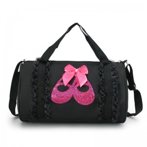 TRUST-U Dance bag កាបូបស្ពាយរាំមួយស្មាមួយរបស់កុមារថ្មី កាបូបរាំរបាំបាឡេឡាទីន កាបូបក្មេងស្រីព្រះនាង