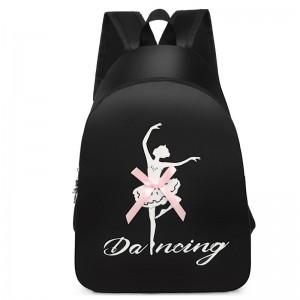 TRUST-U Dance bag new children’s double shoulder dance backpack Latin ballet schoolbag girl pink cute princess