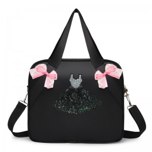 Bag dawns newydd TRUST-U bag cefn dawnsio plant bag dawns croes un ysgwydd merch tywysoges bag ysgol dawns giwt